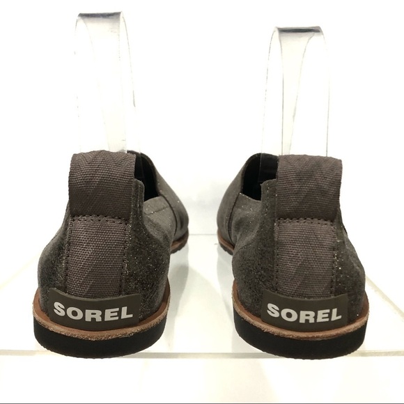 Sorel | Shoes | Sorel Yellow Buffalo Check Plaid Flats  Sorel Flat Shoes Ella Slip On Glitter Leather Casual Comfort Loafer Lightweight
